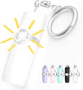 Securityman Personal Alarms for Women | Loudest Safety Alarm Keychain (130dB Siren and SOS Strobe Light) Everyday Personal Safety Devices for Women - White