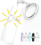 Securityman Personal Alarms for Women | Loudest Safety Alarm Keychain (130dB Siren and SOS Strobe Light) Everyday Personal Safety Devices for Women - White