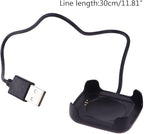 Black Charging Cable Charger Cord for HW22 Smartwatch Intelligent Watch Smart Watch Charger Magnetic,Dock Holder Stand USB Cable Adapter Cables(30cm),Smartwatch Cables & Chargers
