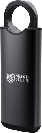 Personal Safety Alarm by Silent Beacon – 135dB Siren, Flashing Light, Pull & Vibration Activation, USB-C Rechargeable Keychain, Panic Button for Women, Seniors, Students, Lone Workers, and Travelers