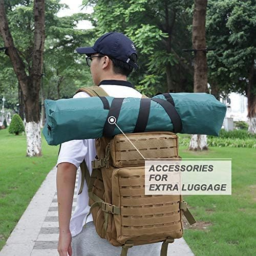 MAGARROW 1.5" Utility Luggage Straps with Buckle Adjustable, 4-Pack (Black, 1.5 in x 8 ft)