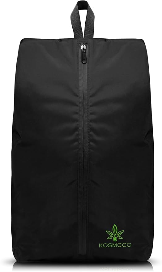 KOSMCCO Smell Proof Cleat Bag - Athletic Soccer & Golf Shoe Bag for Smelly Cleats and Gym Shoes | Durable, Water-Resistant, and Easy to Clean