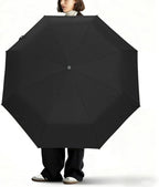 Travel Umbrella for Rain Sun - Scripture Quotes Windproof Compact Auto Open Close Umbrellas for Women Kids, Automatic Reverse Folding Small Cute Umbrella for Backpack, Commute, Car