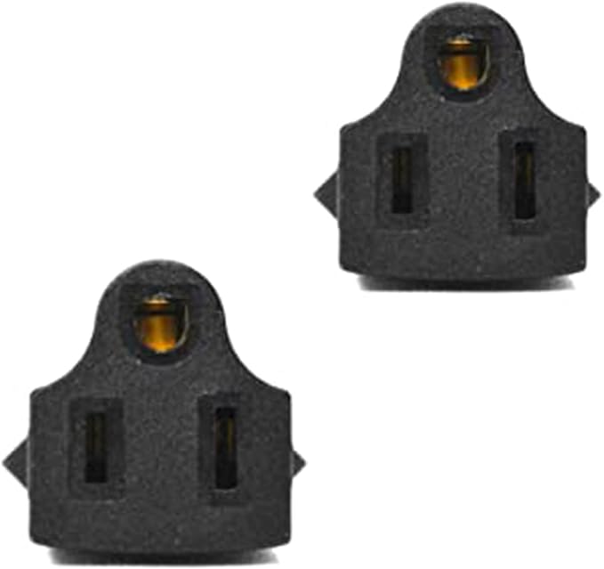Ceptics Italy CEI-23-16/VII Travel Power Plug Adapter Accepts NEMA 5-15R - ETL Certified - Industrial Grade (IG-12-2PK) Black