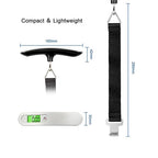 Luggage Weight Scale, Digital Luggage Weight Scale Mini Scale 50Kg High Precision Portable Electronic Weighing Scale Handheld Suitcase Hanging,for Travel