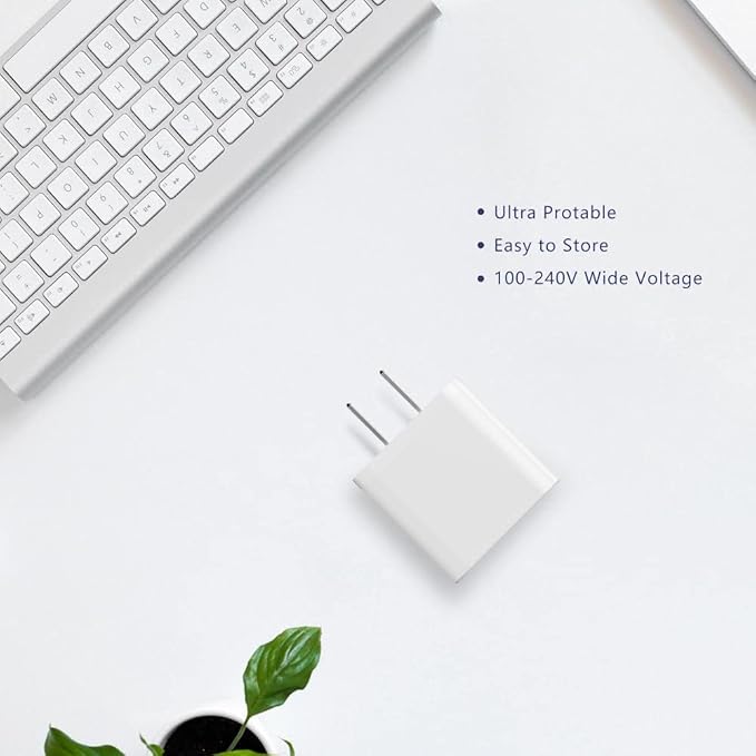i Phone Charger [MFi Certified] Travel Home Wall Charger and a Charging Cable Compatible with i Phone 14, 13, 12, 11, SE, X, 8, 7, 6, 5, i pad Mini, pod Touch, and i pods (10 Feet)