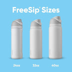 Owala FreeSip Insulated Stainless Steel Water Bottle with Straw for Sports, Travel, and School BPA-Free Sports Water Bottle, 40 oz, Surfs Edge