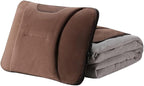 Car Travel Blanket Waist Support Blanket for Mercedes Benz/AMG GL X166 X164 SUV GL 350 400 450 500 550 / GL63, Premium Soft 3 in 1 Warm Soft Travel Blanket Car Pillow Blanket,Brown