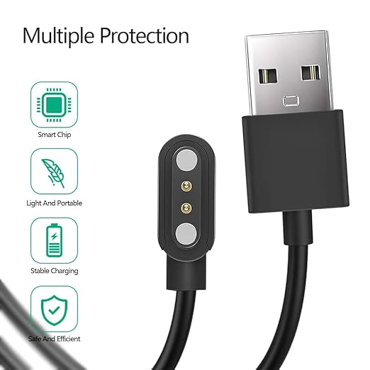 Charger for Spade & CO Health Smartwatch 4 & Spade Health Smartwatch 3 Charging Cable, 3.3FT Replacement Magnetic USB Charger Cable Cord Accessories, Durable and Portable