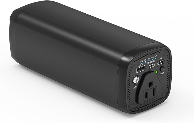 PAFISH Portable Power Bank with AC Outlet,31200mAh with 4 Output Travel Laptop Power Station,External Battery Pack for Outdoors Travel Emergency,Power Bank for HP, Notebooks, MacBook,Drone,Camera
