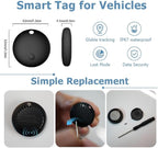 Mini GPS Tracker for Vehicles Work with Apple Find My, Tracker Device for Vehicles No Subscription No Monthly Fee Car Tracker Device Hidden Magnetic Real-Time Tracking for Cars Bikes