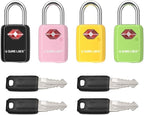 SURE LOCK Mini TSA Approved Keyed Luggage Lock – One Key Opens All, Fits Tight Zipper Gaps & Small Pull Holes, Compact Travel Lock for Suitcases, Backpacks & Handbags