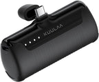 Kuulaa Portable Charger USB C Power Bank 4500mAh Small Portable Phone Charger Android Compact Plug in Battery Pack Portable Compatible with iPhone 15, Samsung Galaxy, Moto, LG, Pixel, Black