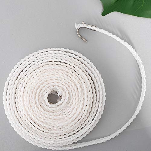 Foshine Clothesline 5m 1.64ft Length 2 Pack Camping Red White Clothes Drying Rope Portable Windproof Travel for Indoor Outdoor Laundry