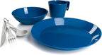 GSI Outdoors Cascadian Table Set I 6-Piece Camping, Backpacking Mess Kit, Plastic BPA Free, Plate, Bowl, Mug, Cup & Cutlery Set