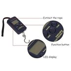 Luggage Weight Scale, 5pcs Electronic LCD Display Digital Scale with Hanging Hook Without Backlight Mini Handheld Scale Portable,for Travel