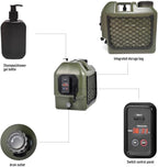 Portable Camp Shower 5-Gallon 2/5/8 Hours Battery Life Cordless Electric Rechargeable Food-Grade Water Tank for Camping Pressure Washer for Garden & Pet Cleaning