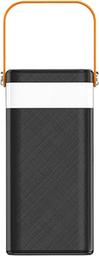 Solar Charger – External Battery Quick Charge 120 W, External Battery 50000 mAh Survival Equipment 4 Outputs and 3 Inputs Integrated Cables for Mobile Fishing Hiking Camping Outdoor(D)