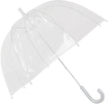 Capelli New York Adult Umbrella, Clear Umbrella for Rainy Days, Travel Essentials, Must-Have College Dorm Essentials