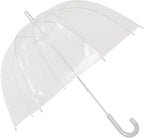 Capelli New York Adult Umbrella, Clear Umbrella for Rainy Days, Travel Essentials, Must-Have College Dorm Essentials