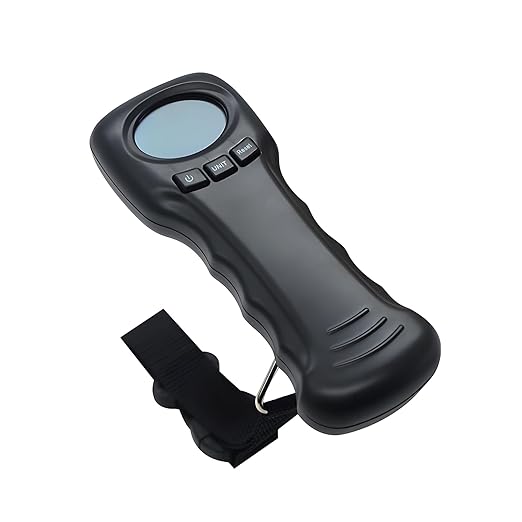Luggage Weight Scale, 50kg/110lb Portable Travel Hanging Luggage Scales for Suitcases, Electronic Weight, LCD Digital Display, Ergonomic Anti-Slip Handle, Auto Lock Feature