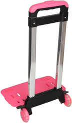 Backpack Trolley 2 Wheels Portable Telescopic Rod Backpack Hand