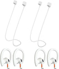 Magnetic Anti-Lost Straps Compatible with AirPods 1st to 4th Generation and AirPods Pro 1st to 4th Generation, with 2 Additional Pairs of Ear Hooks (6 Pack White)