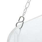 Double-Sided Dial Hanging Scale,22LBS Mechanical Hanging Scale,Commercial Circular Hanging Scale with Chain for Deli,Restaurants,Supermarkets,Grocery Stores (Red/Black)