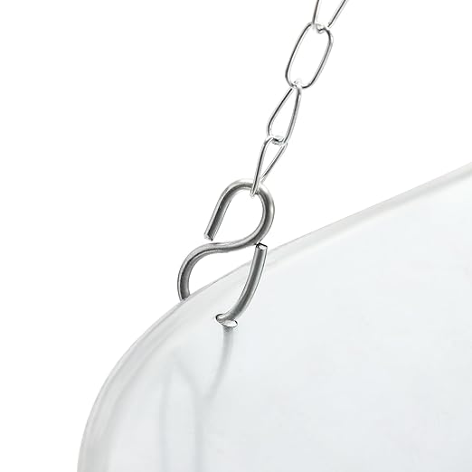Double-Sided Dial Hanging Scale,22LBS Mechanical Hanging Scale,Commercial Circular Hanging Scale with Chain for Deli,Restaurants,Supermarkets,Grocery Stores (Red/Black)