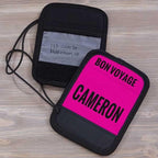 Personalization Universe Neon Personalized Luggage Handle Wrap, Travel Luggage Tag for Suitcase Handle, Customize with Any Name and Text, Ideal for Travel Bags