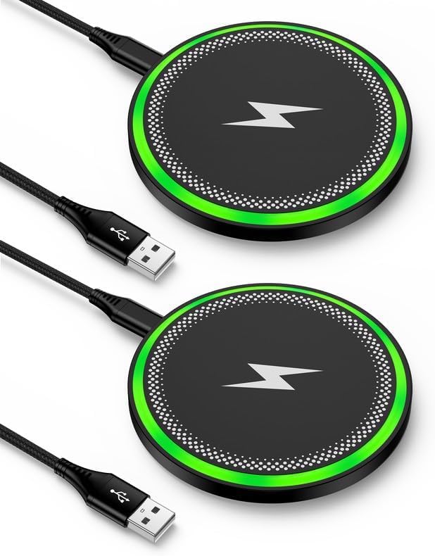 Wireless Charger Samsung Galaxy, Cargador Inalmbrico Samsung for Galaxy S26 S25 Ultra S25+ S24, 15w Fast Cordless Charging Pad for Google Pixel 10 Pro XL/9a/8 Wireless-Enabled Android Phone Station