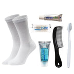 Bulk Homeless Care Kit and Supplies 24 Basic Kits and 24 Pair Crew Socks