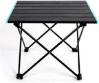 Folding Camping Table with Chairs Lightweight Picnic Table and 2 Chairs for Beach Hiking Travel Fishing BBQ,Outdoor Sturdy Table and Chairs Set with Storage Bags