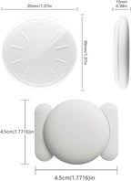 GPS Tracker for Vehicles,Real Time GPS Tracker for Car Work with Apple Find My(iOS Only),No Monthly Fee Hidden Mini Tracker Device for Vehicles (White,1PCS)