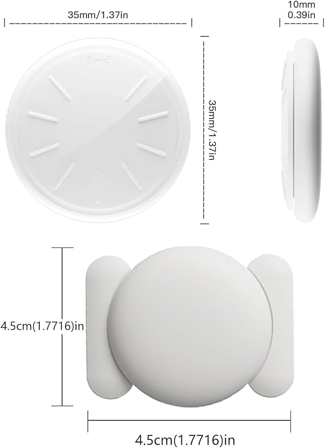 GPS Tracker for Vehicles,Real Time GPS Tracker for Car Work with Apple Find My(iOS Only),No Monthly Fee Hidden Mini Tracker Device for Vehicles (White,1PCS)