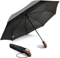 Weatherproof 54 Inch Deluxe Golf Umbrella, Automatic Compact, Lightweight, and Wind Resistant Folding Umbrella for Travel and Rain