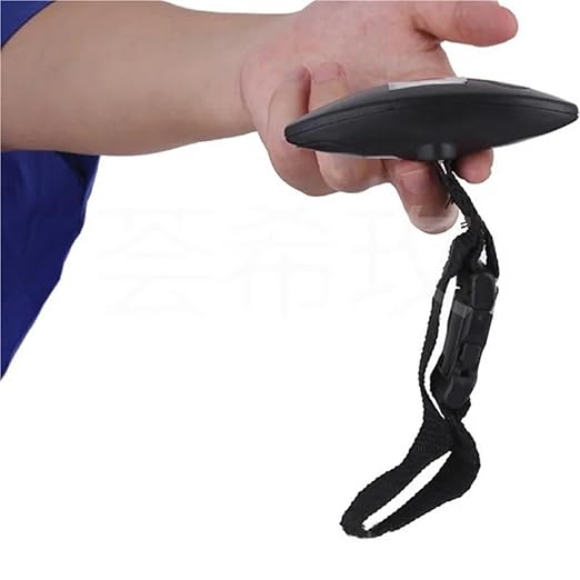 Luggage Weight Scale, 10pcs 40kg/100g Portable Luggage Scale High Precision Travel Digital Hanging Scales with Webbing Belt LCD Digital Electronic Luggage,for Travel