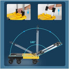 Folding Platform Carts with Wheels Portable Hand Trucks for Cargo Luggage Trolleys Small Utility Carts Home Use Trailers Heavy-Duty Folding Dollies