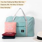 2 Pack Foldable Travel Duffel [[Bag]] for Airlines [Carry] on Weekender [Overnight] Hospital Tote Gym Duffel [[Bag]] with Toiletry [[Bag [Overnight] [[Bag For Women