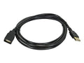 Monoprice 6-Feet USB 2.0 A Male to A Female Extension 28/24AWG Cable (Gold Plated) (105433)