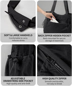 Gym Tote Bag for Women, Lightweight Yoga Mat Bag with Wet Dry Storage Pocket & Multi Pockets