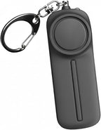 Personal Alarm Keychain for Women Self Defense - Loud Safety Whistle Alert Device with LED Light – 130 dB Emergency Security Handheld Siren Key Chain by WETEN, Black