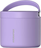 Hydrapeak 18oz Stainless Steel Vacuum Insulated Food Jar for Hot Food and Cold Food, Wide Mouth Leak-Proof Soup Jar for Adults, 10 Hours Hot and 16 Hours Cold (Lavender)