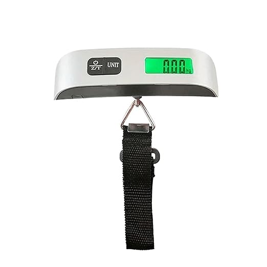 Luggage Weight Scale, Luggage Scale Electronic Digital Scale Equipped with Temperature Sensor Portable Handheld Travel Suitcase Bag Hanging Scale,for Travel