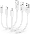 3 Pack Apple MFi Certified Short iPhone Charger Cable 1Ft, Apple Lightning to USB Cable Cord 1 Foot, 2.4A Fast Charging, Apple Phone Chargers for iPhone 13/12/11/11Pro/11Max/ X/XS/XR/XS Max/8/7/6