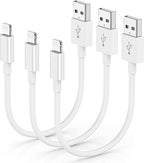 3 Pack Apple MFi Certified Short iPhone Charger Cable 1Ft, Apple Lightning to USB Cable Cord 1 Foot, 2.4A Fast Charging, Apple Phone Chargers for iPhone 13/12/11/11Pro/11Max/ X/XS/XR/XS Max/8/7/6