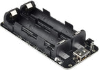 diymore 1865O Battery Holder Double Li-ion V8 Battery Shield Micro USB 5V/3A 3V/1A Power Bank Battery Charging Module for Raspberry Pi and Arduino(2 Holders)