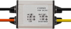 12V to 5V DC Converter Car Power Voltage, Waterproof DC 6.3-22V 12V Step Down to 5V 3A 15W Voltage Regulator Buck Converter Power Supply Step-Down Module Compatible with Vehicle Car Truck Volt