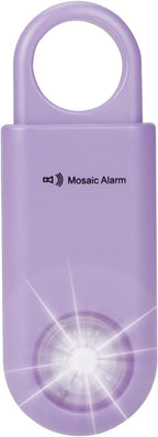 130dB Personal Safety Alarm Ultra Bright Strobe Light Loud Sound Keychain Siren with Carabiner for Women, School Children, Night Runners. Hiking Alarm Bear Deterrent. SOS Emergency Alerts. Purple