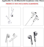 ZOSTLAND 1 Pair Creative Earphone Anti Lost Earring Clip Earclip Strap Wireless Earhook Earbud Ear Bud Holder Connector Compatible with Airpods 1/2/Pro/3 Beats Fit Pro Sony (Live from Space)